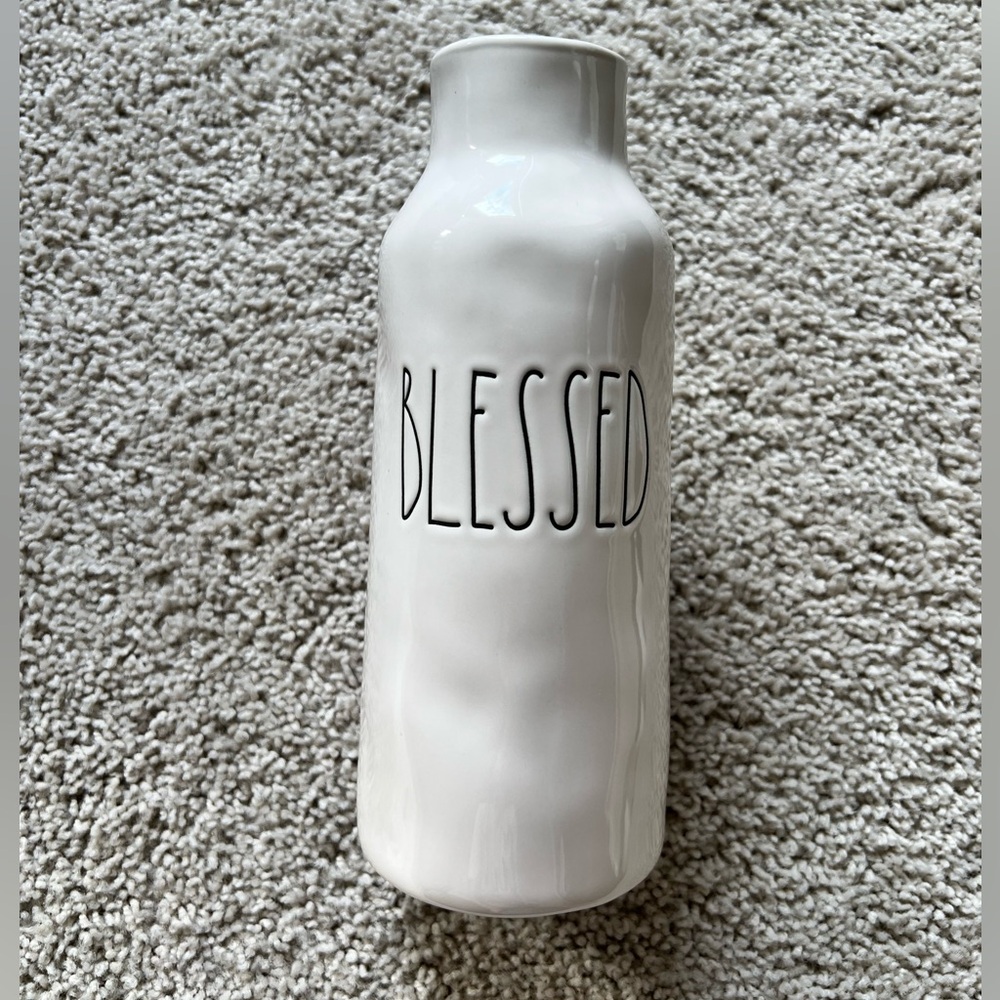 Rae Dunn 'Blessed' Ceramic Vase